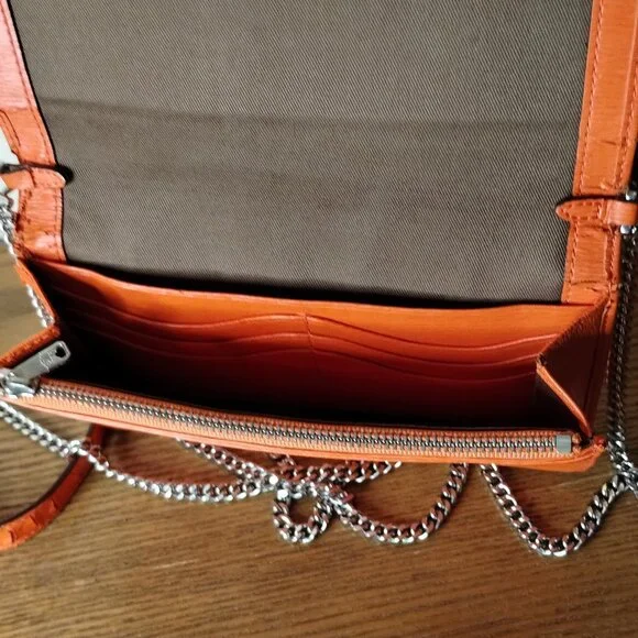 Project - Lauren Ralph Lauren Orange Crossbody Wallet - Picture 7 of 16